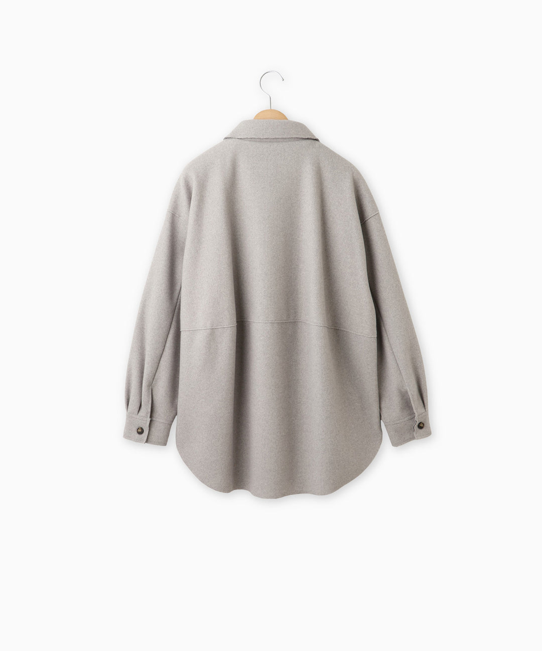 ソフトメルトンオーバーサイズシャツ