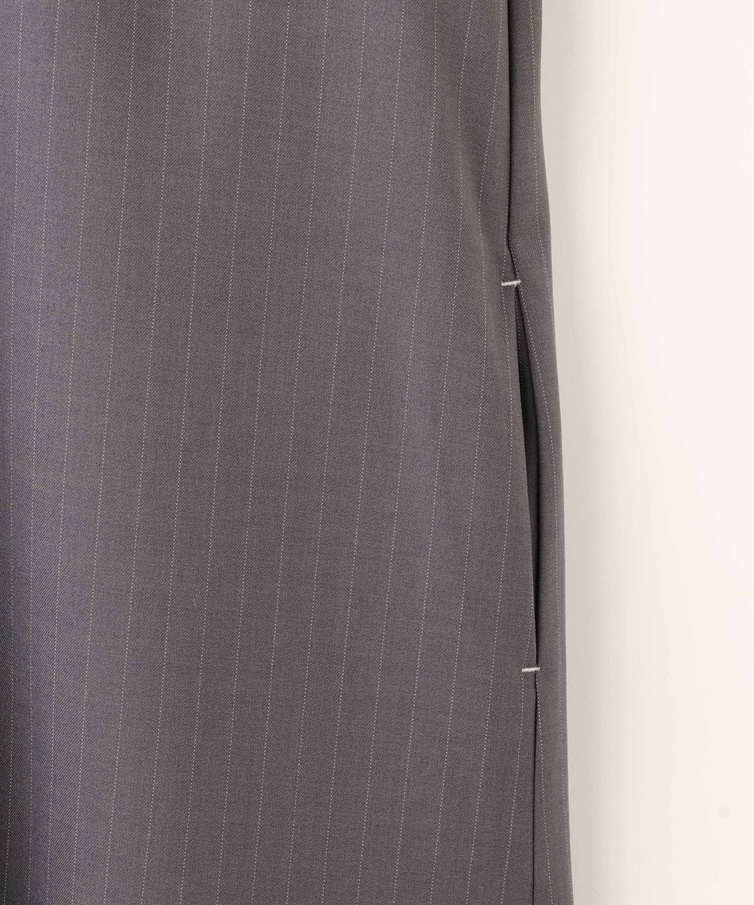 梳毛調シック&シンロングブラウス