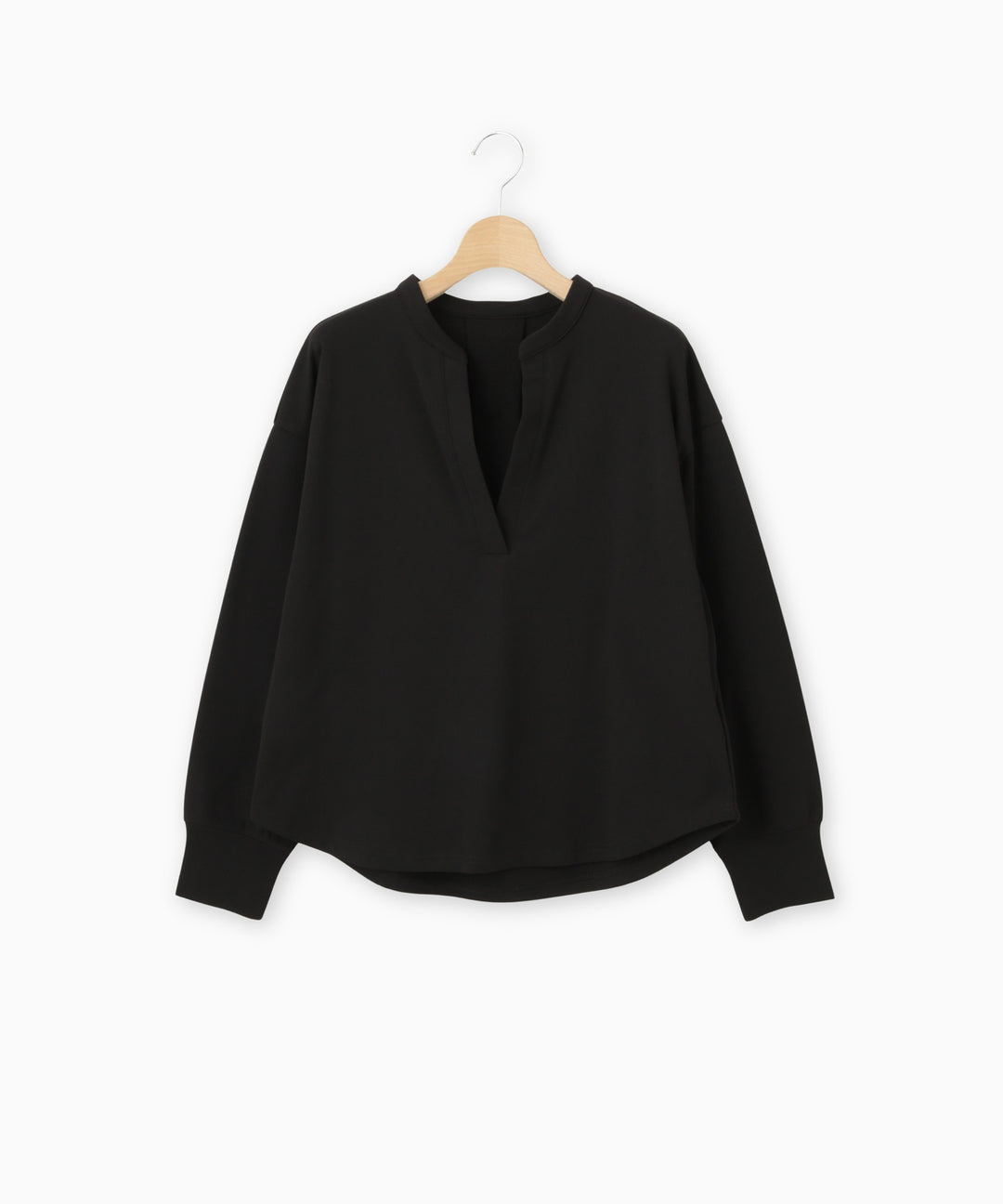 Vネックジャージープルオーバー