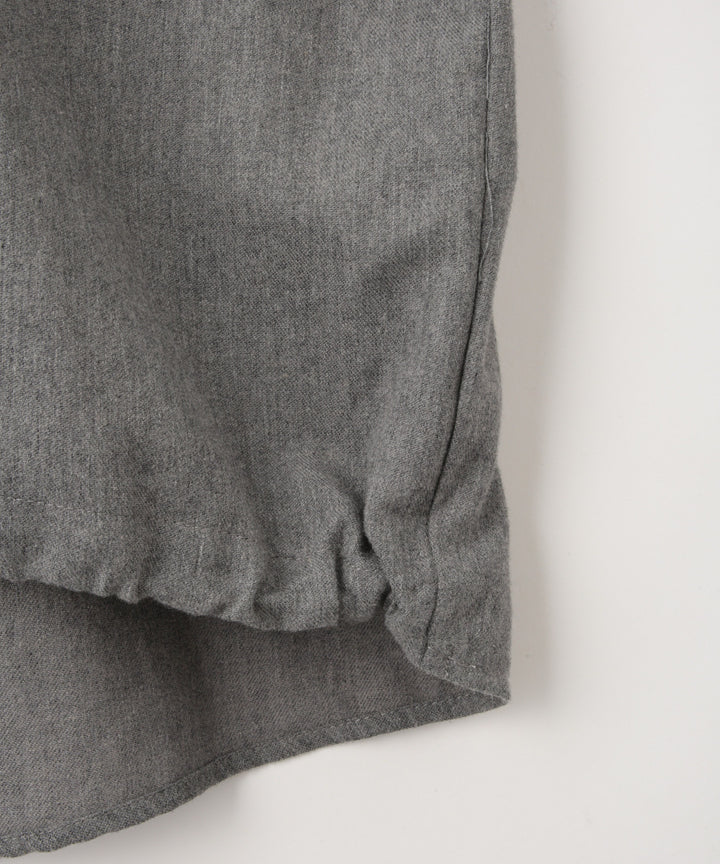 ギャザーバンドカラーブラウス