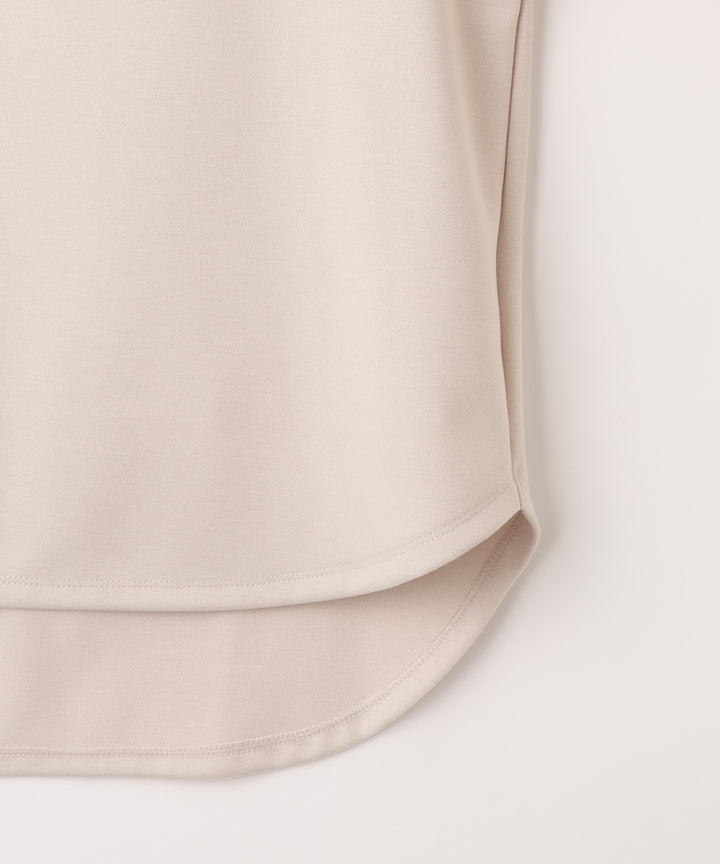 異素材ボリュームスリーブプルオーバー