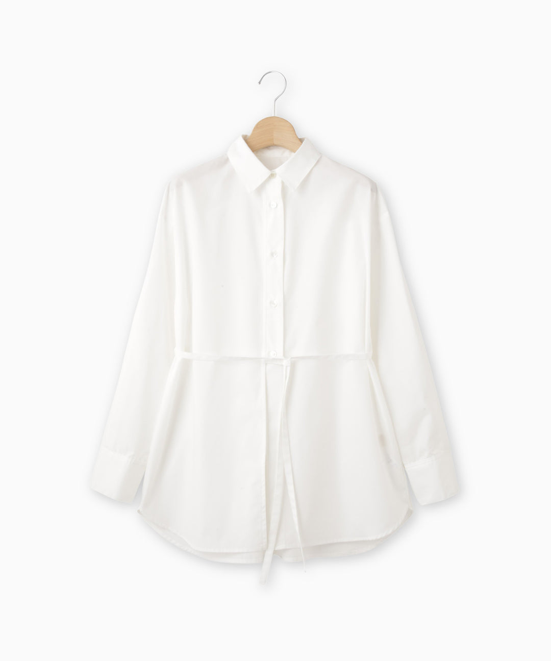 ウエストリボンデザインシャツ