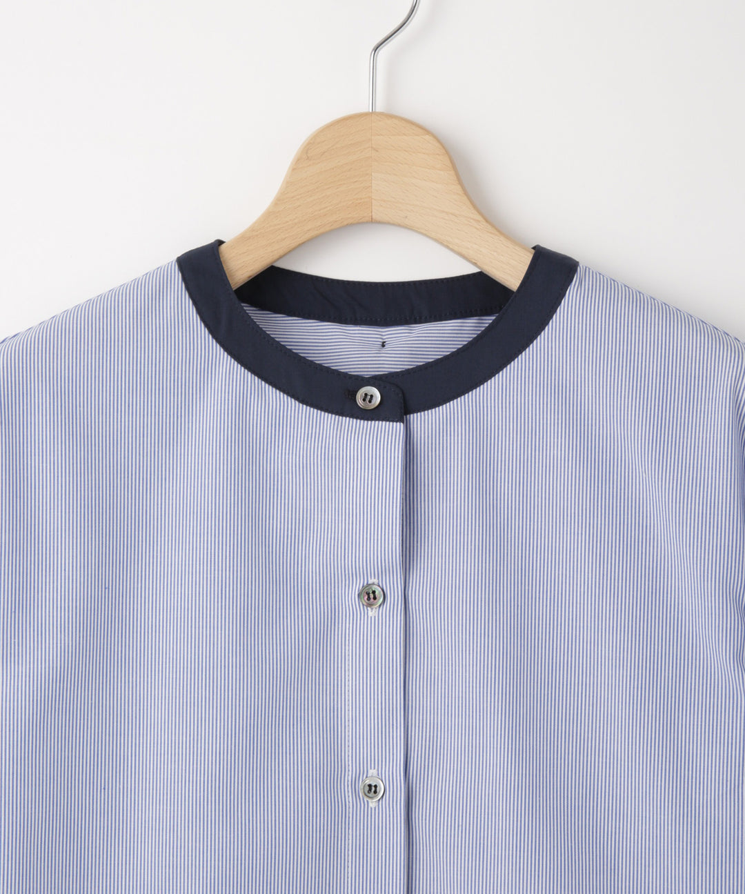 ブロードストライプブラウス