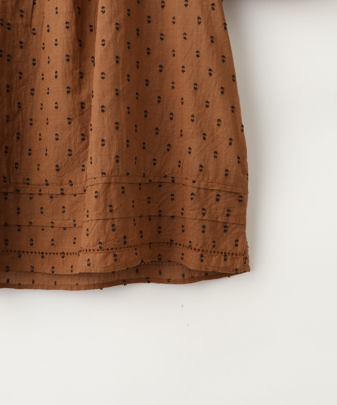 Cut jacquard blouse