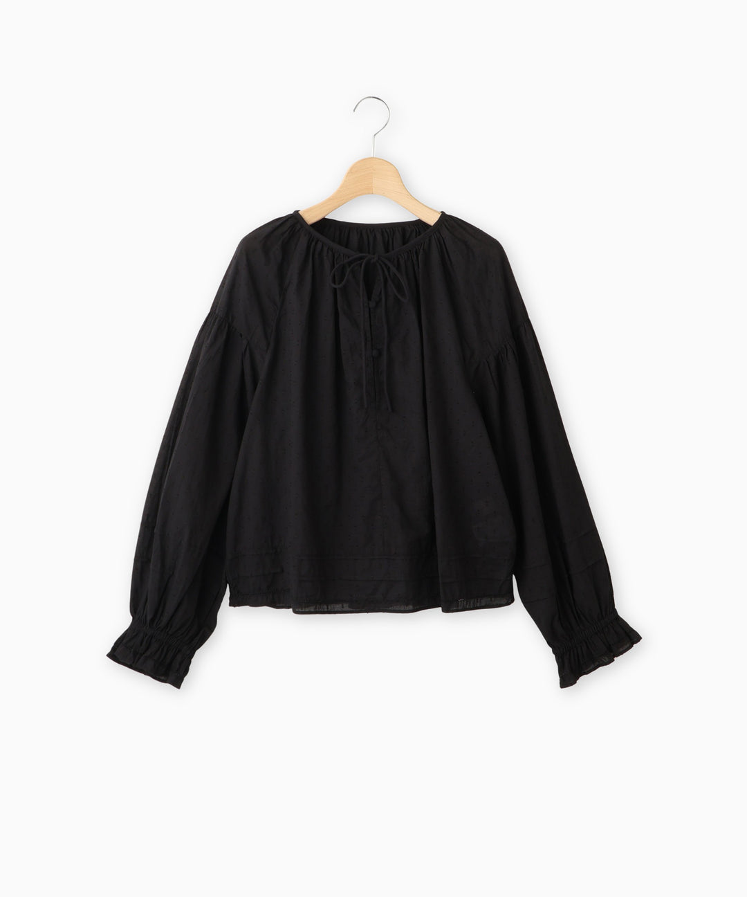 Cut jacquard blouse