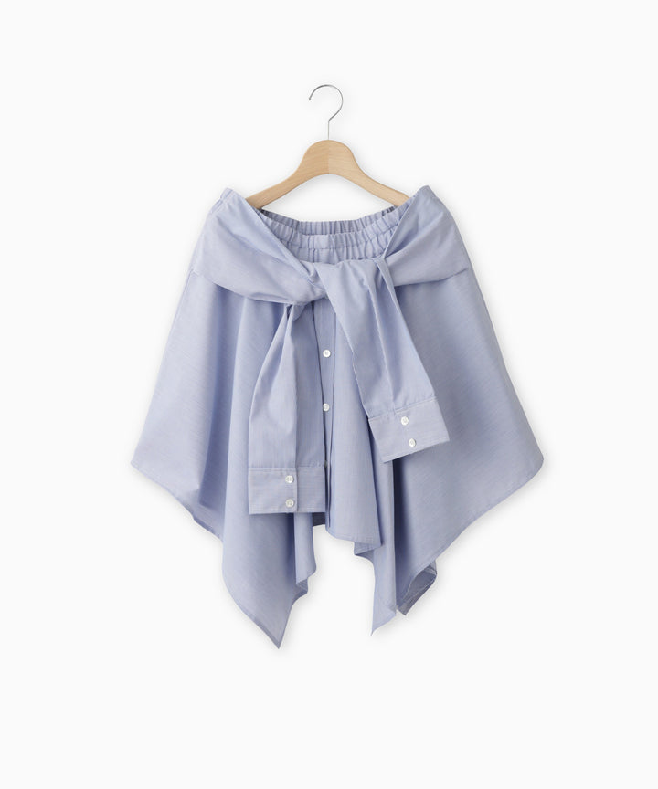 シャツ風マルチブラウス