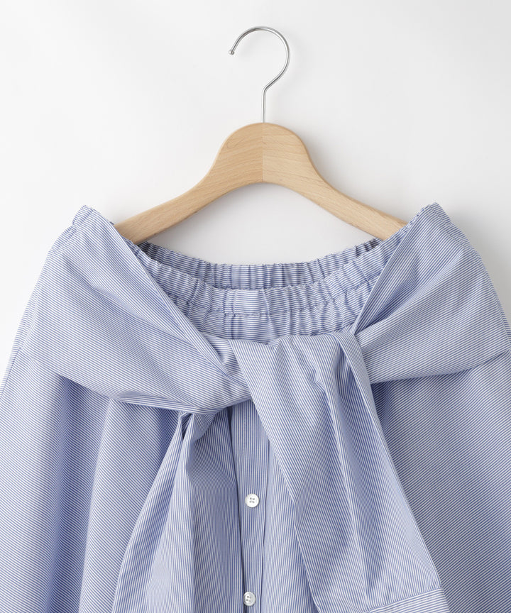 シャツ風マルチブラウス