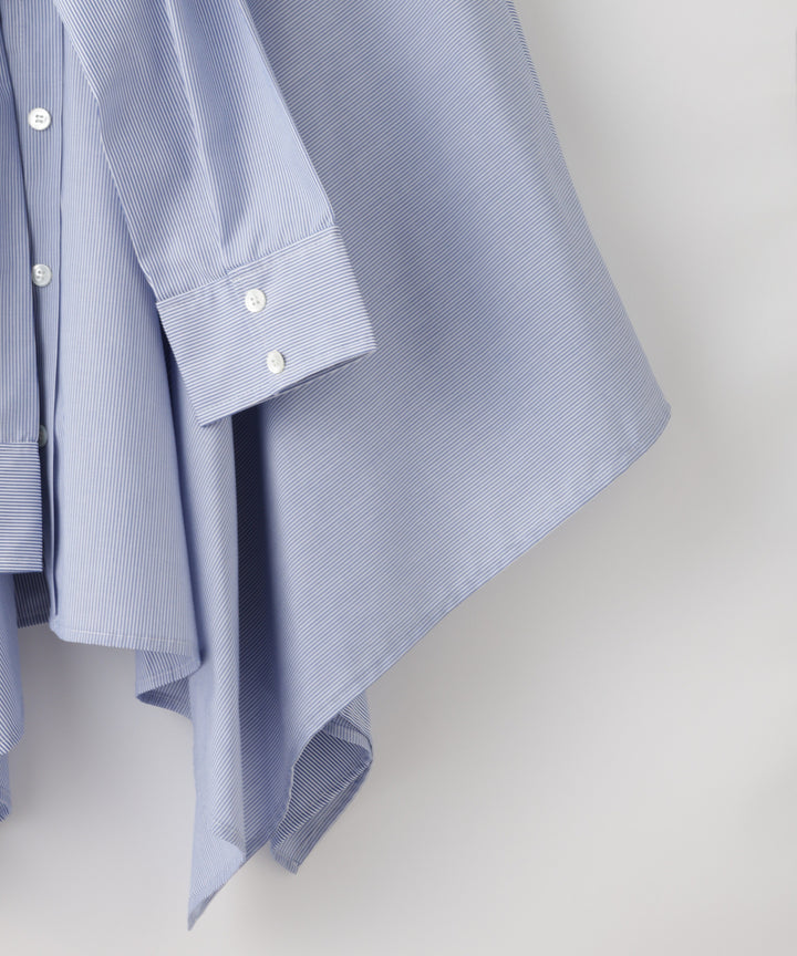 シャツ風マルチブラウス