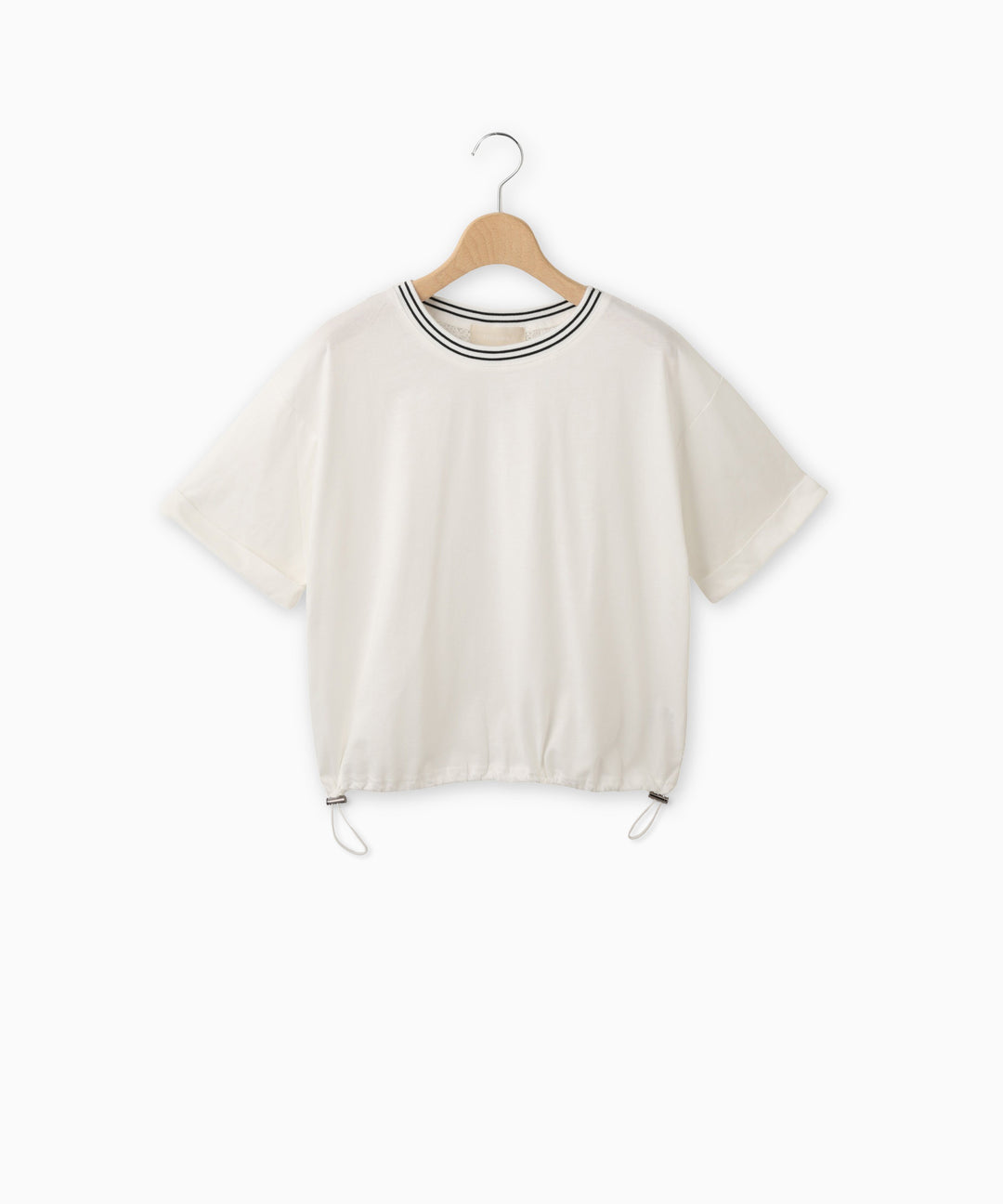 バックレースドロストブラウス