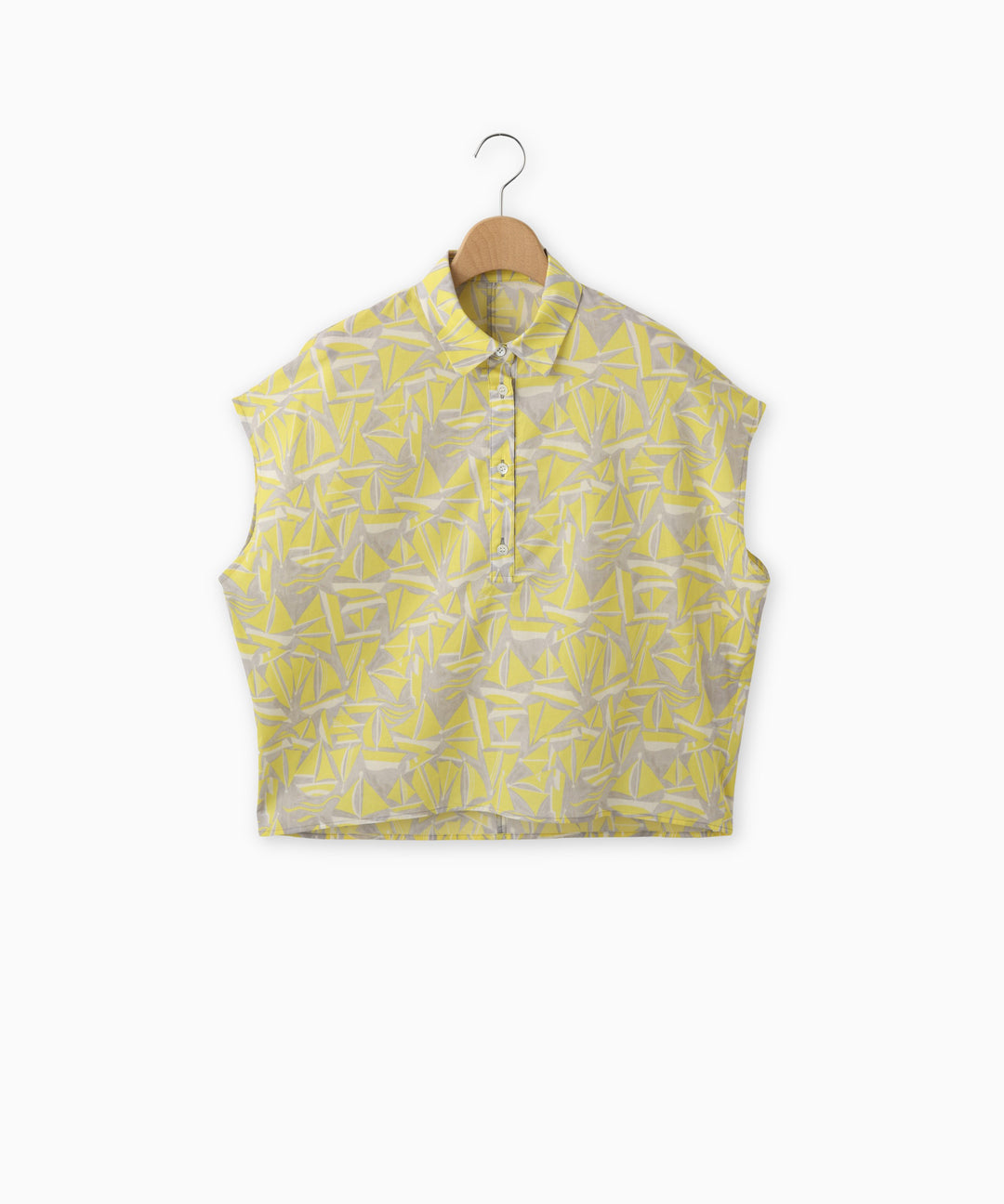 French Sleeve Printed Blouse