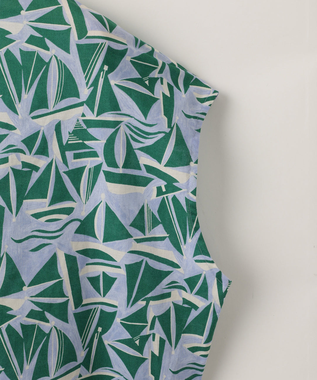 French Sleeve Printed Blouse