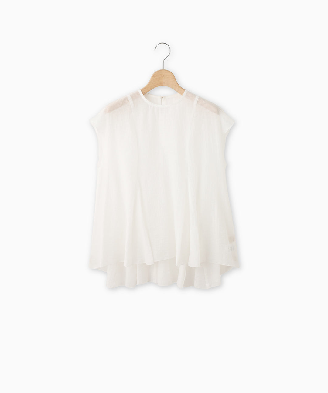 Sheer Flared Blouse