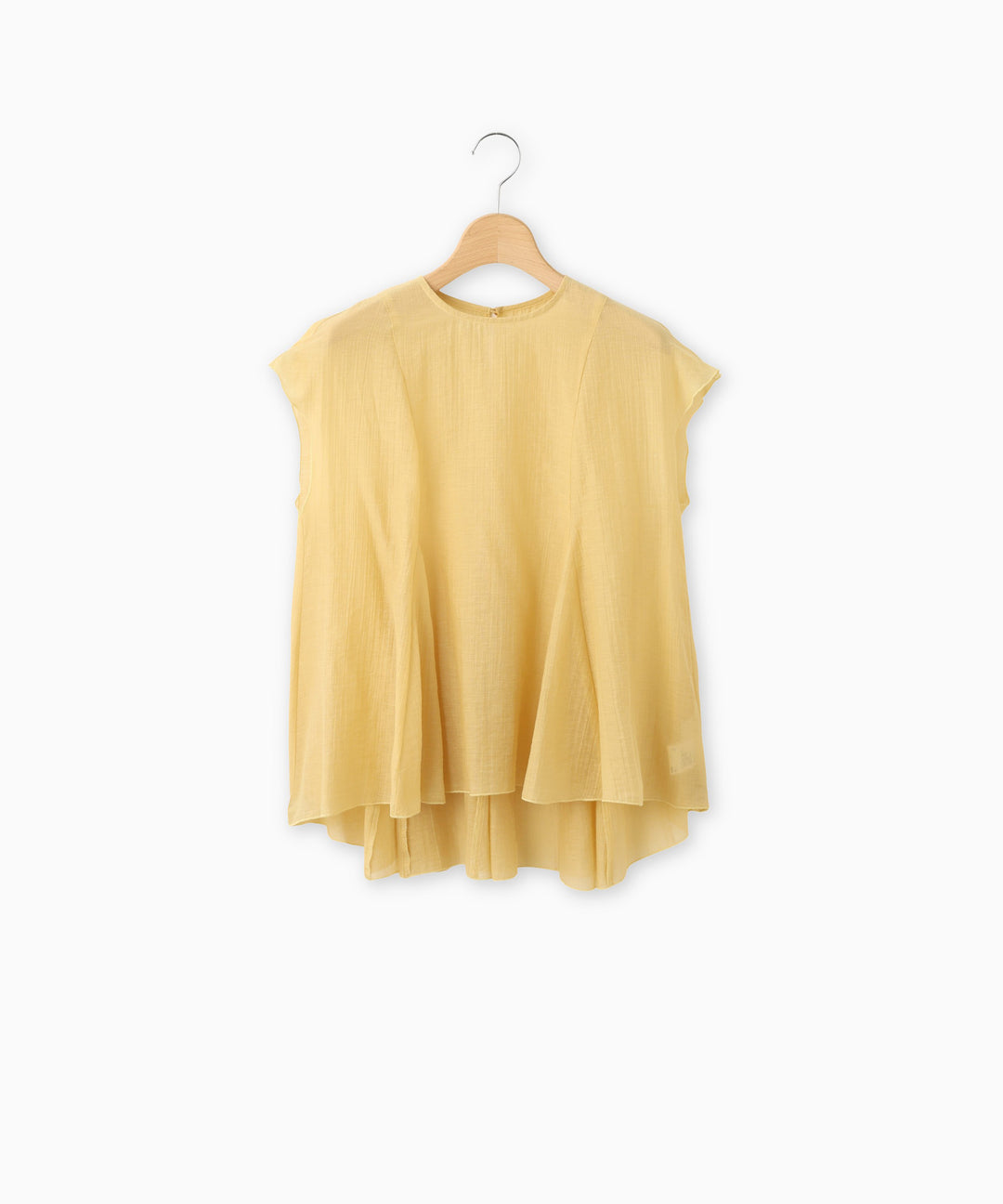 Sheer Flared Blouse