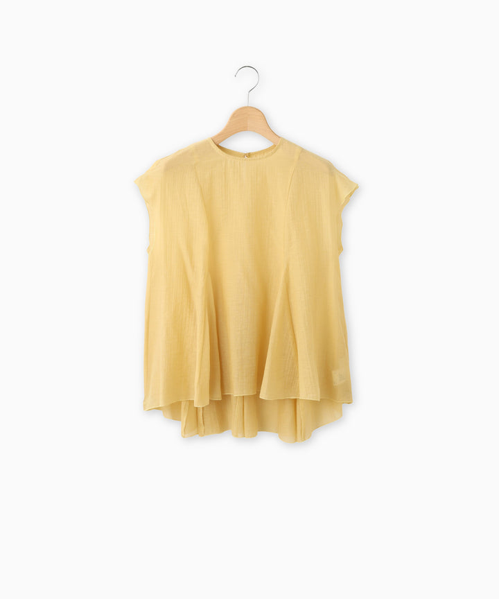Sheer Flared Blouse