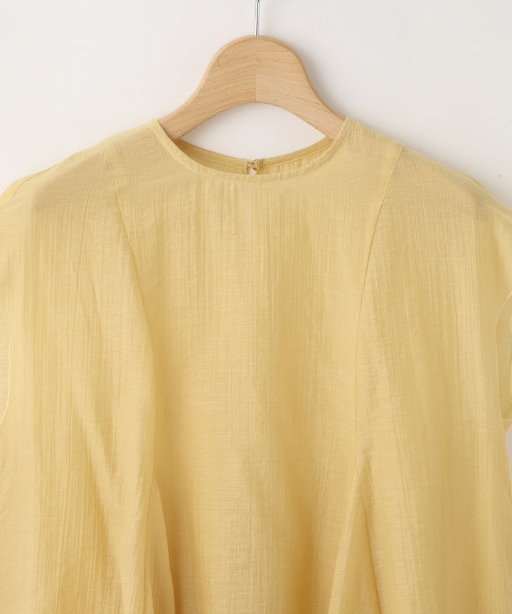 Sheer Flared Blouse