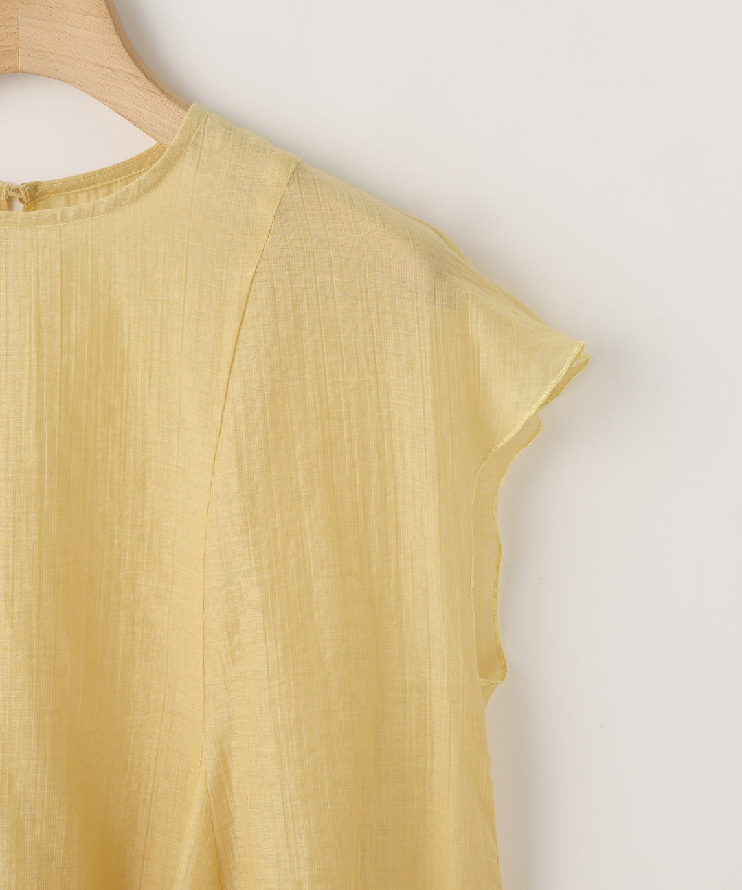 Sheer Flared Blouse