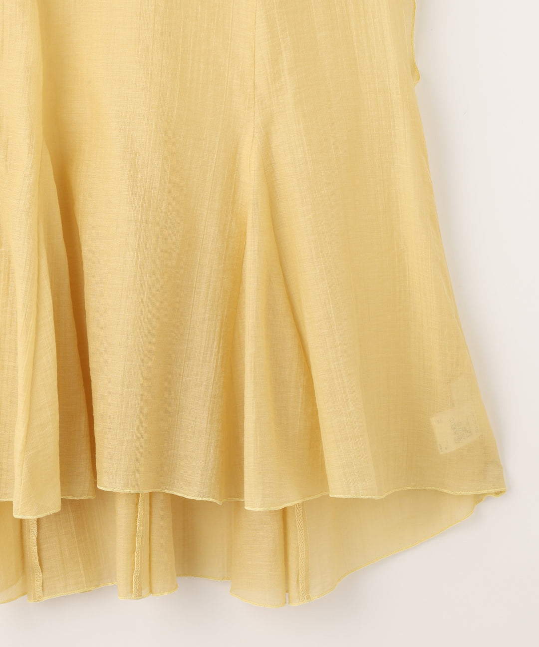 Sheer Flared Blouse