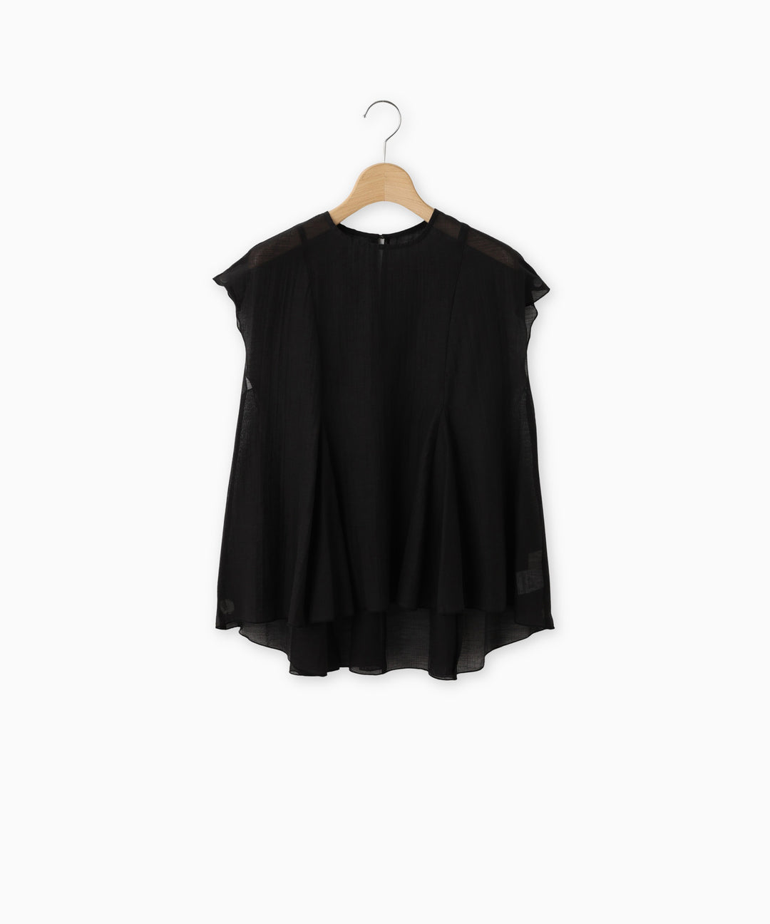Sheer Flared Blouse
