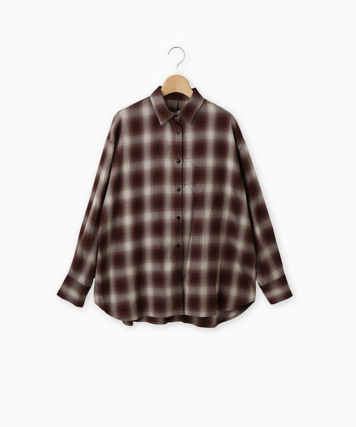 3WAYオンブレチェックシャツ