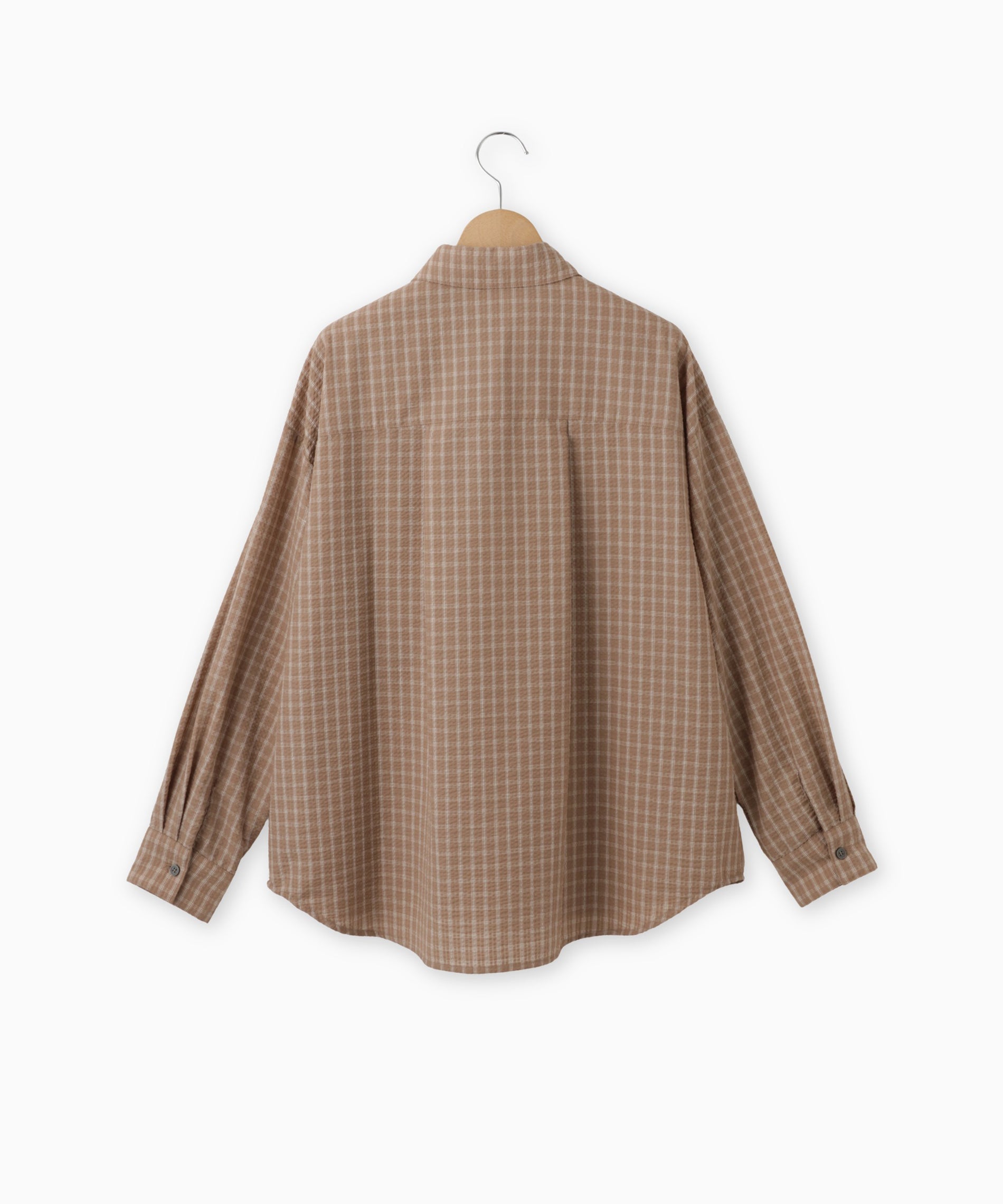 サッカーチェックオーバーサイズシャツ – FACE SANS FARD