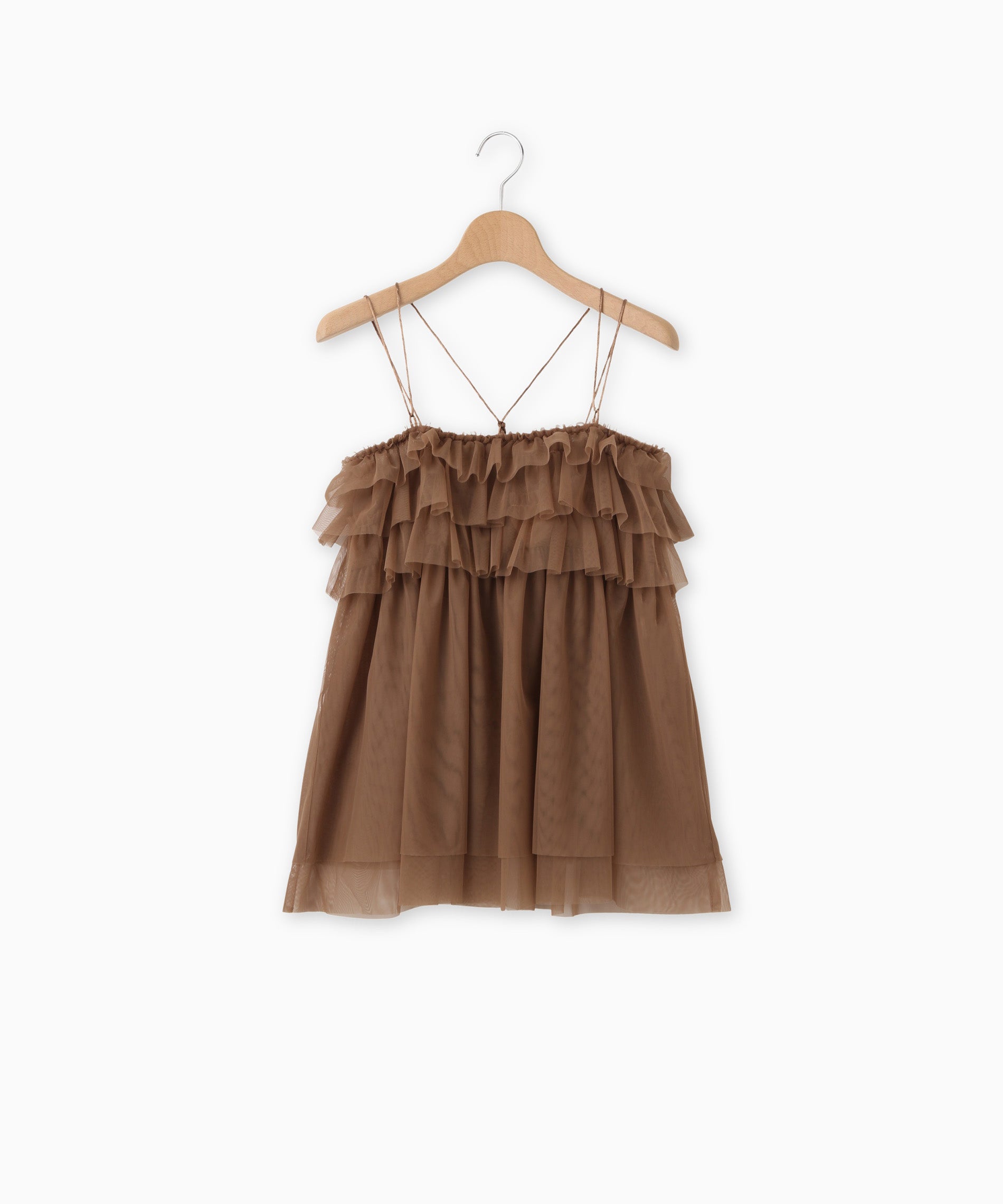 ソフトチュールキャミソールジレ – FACE SANS FARD