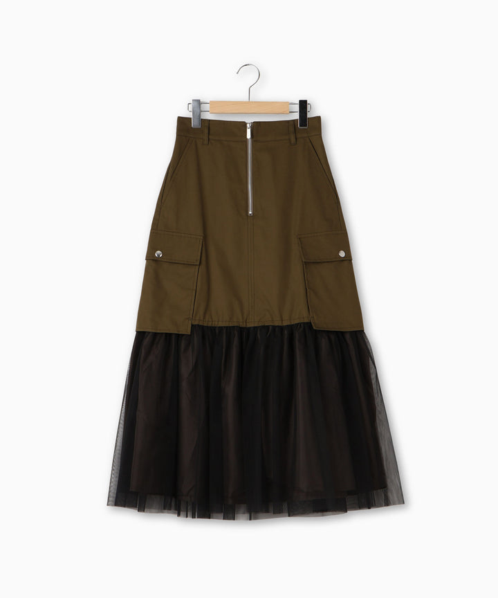 チュールドッキングスカート