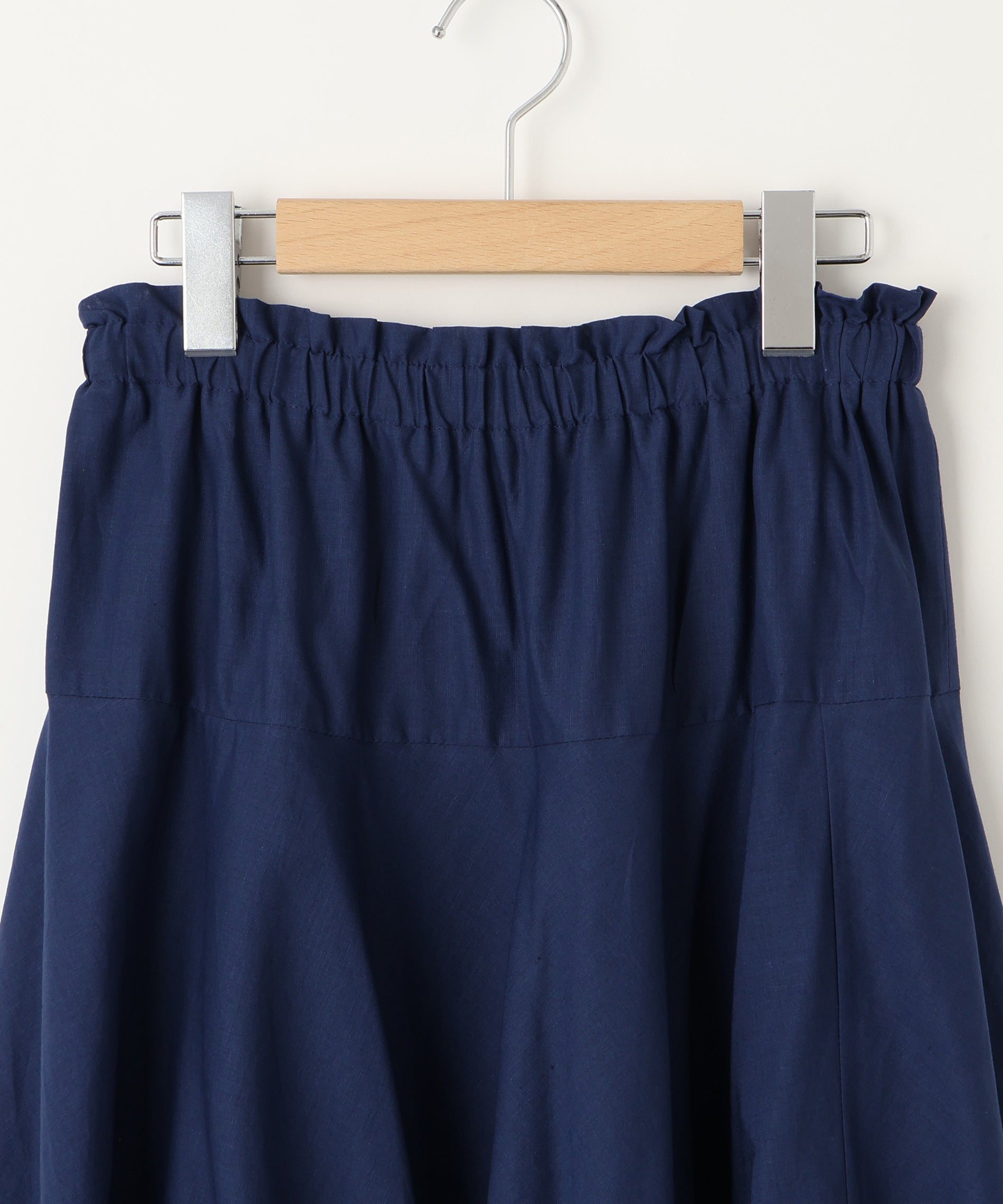 【超美品】francescaamamlabel ブルーギャザースカート ふわっと可愛いフリルギャザーチュールスカート - ベルーナ【公式】