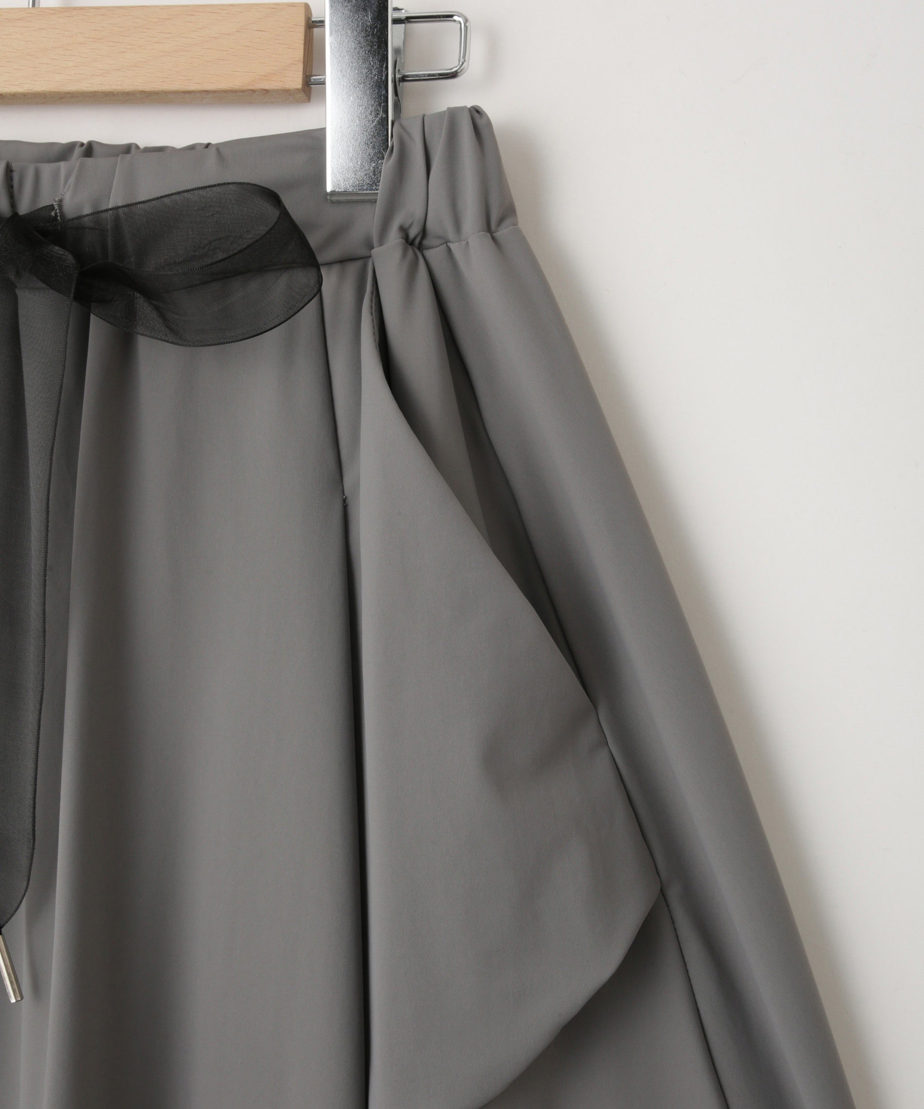 BAGUTTA 新品 MARIA コットン フレア スカート リボン ベルト BAGUTTA 新品 MARIA コットン フレア スカート リボン ベルト