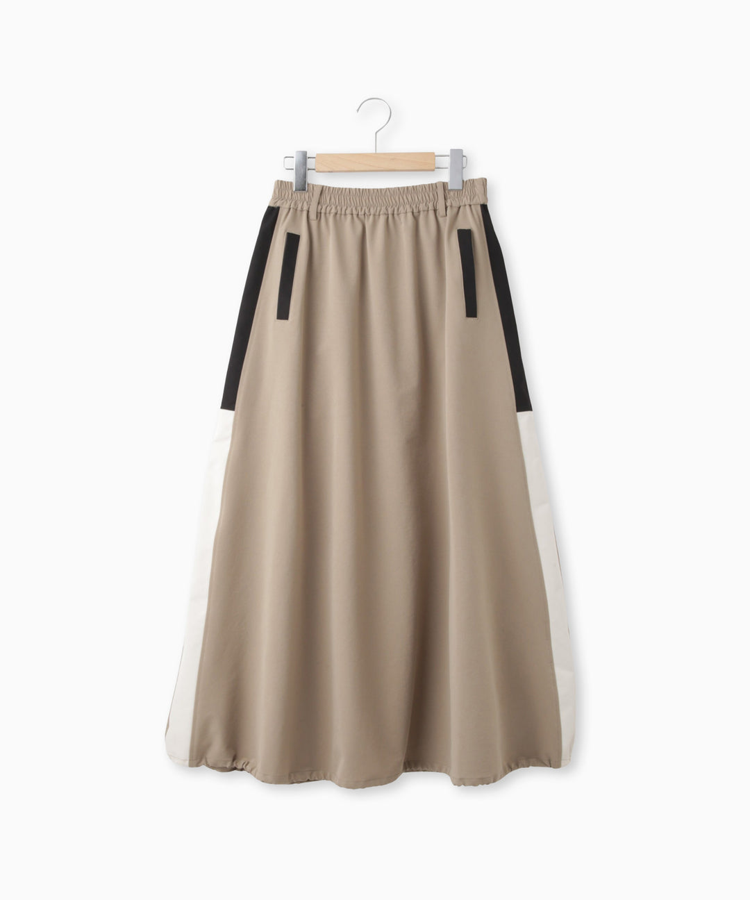 タフタ裏毛サイドラインバルーンスカート