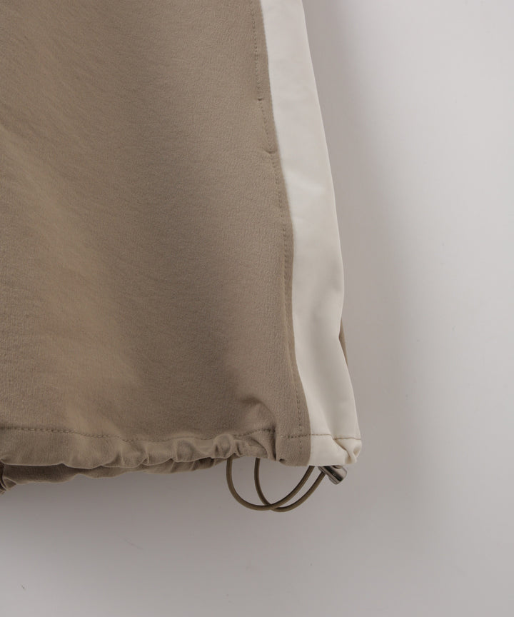 タフタ裏毛サイドラインバルーンスカート