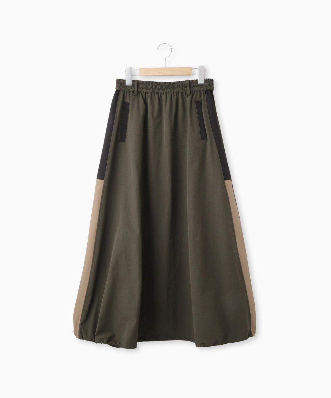 タフタ裏毛サイドラインバルーンスカート