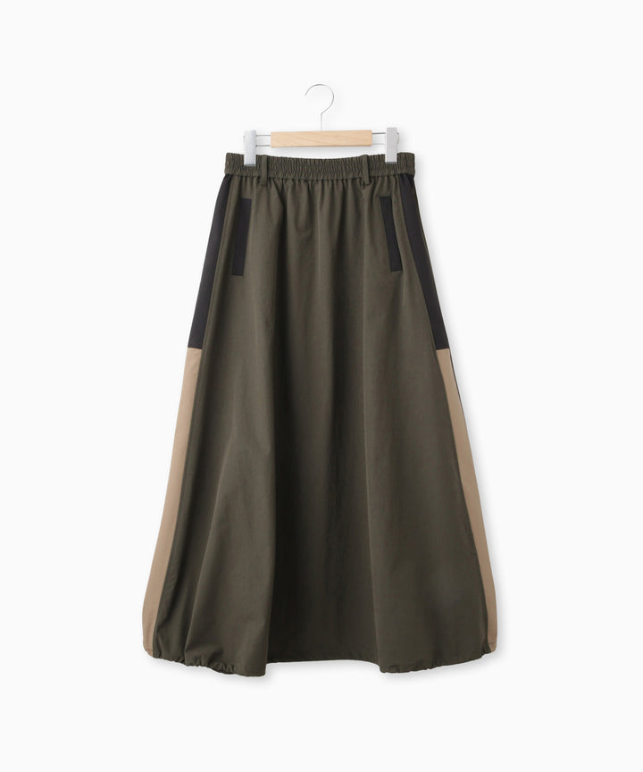 タフタ裏毛サイドラインバルーンスカート