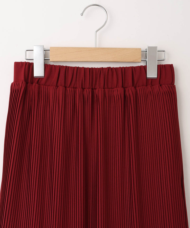 ジョーゼット細プリーツティアードスカート