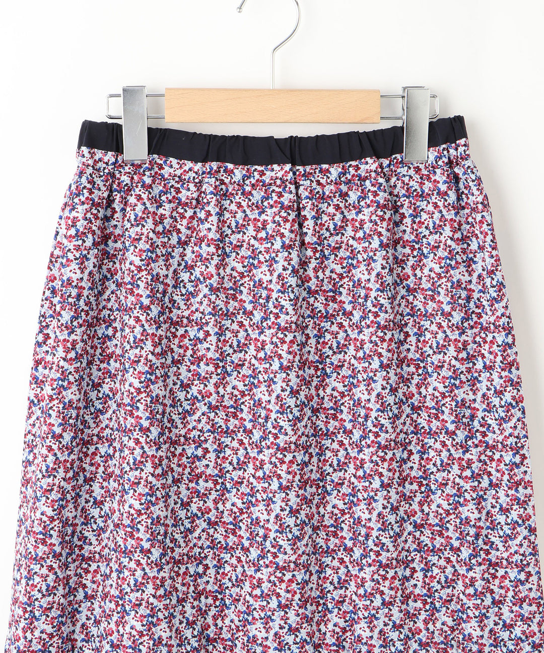 フラワープリントティアードスカート