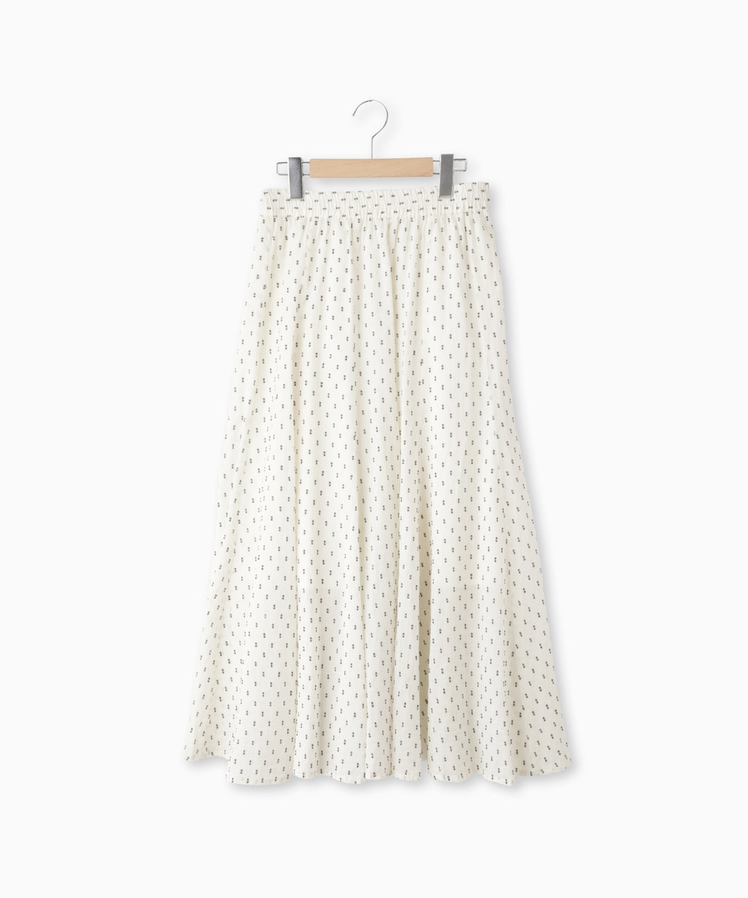 Cut Jacquard Circular Skirt