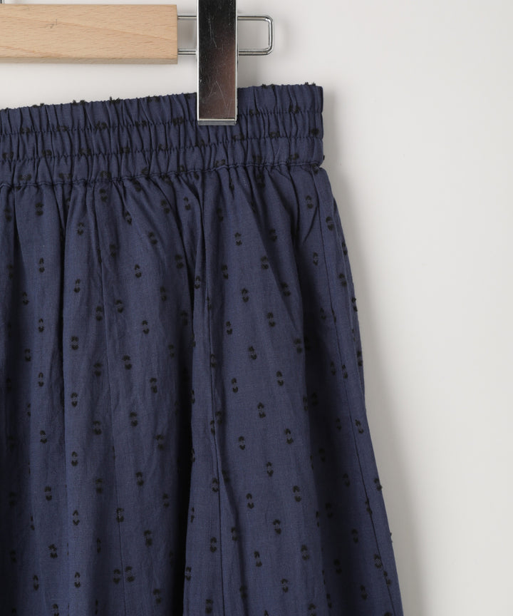 Cut Jacquard Circular Skirt