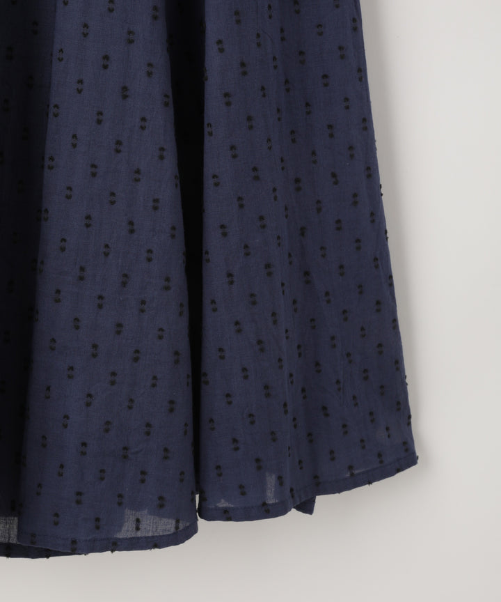 Cut Jacquard Circular Skirt