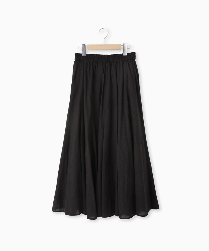 Cut Jacquard Circular Skirt