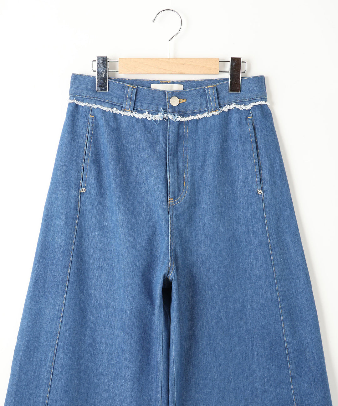 ワイドシルエットデニムパンツ