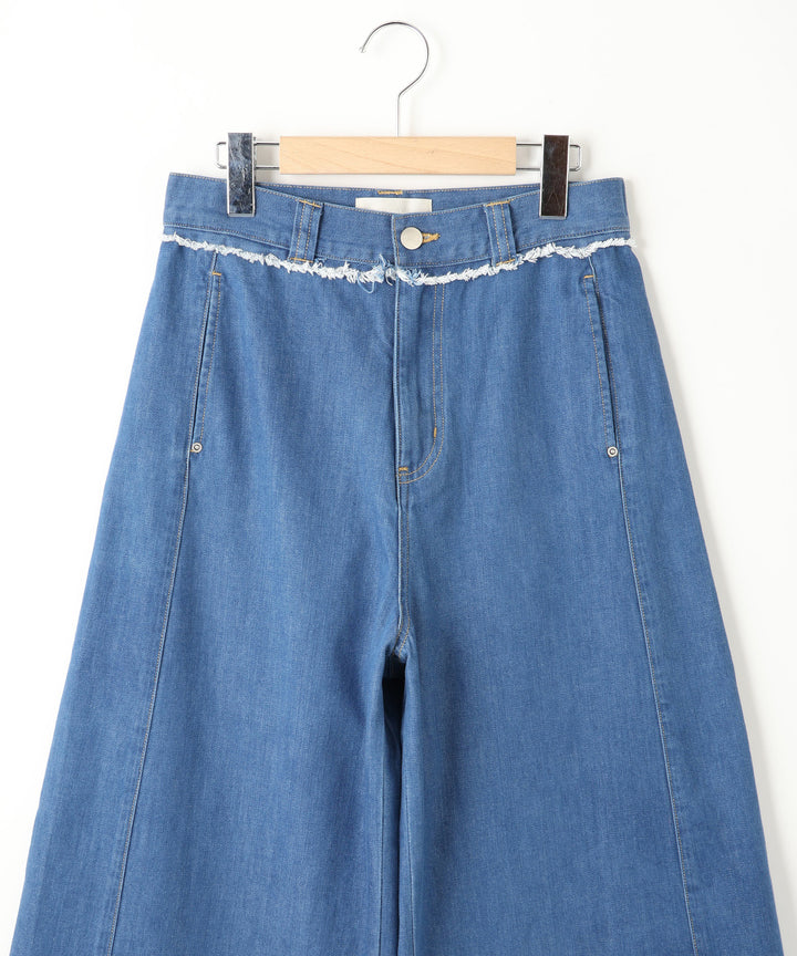ワイドシルエットデニムパンツ