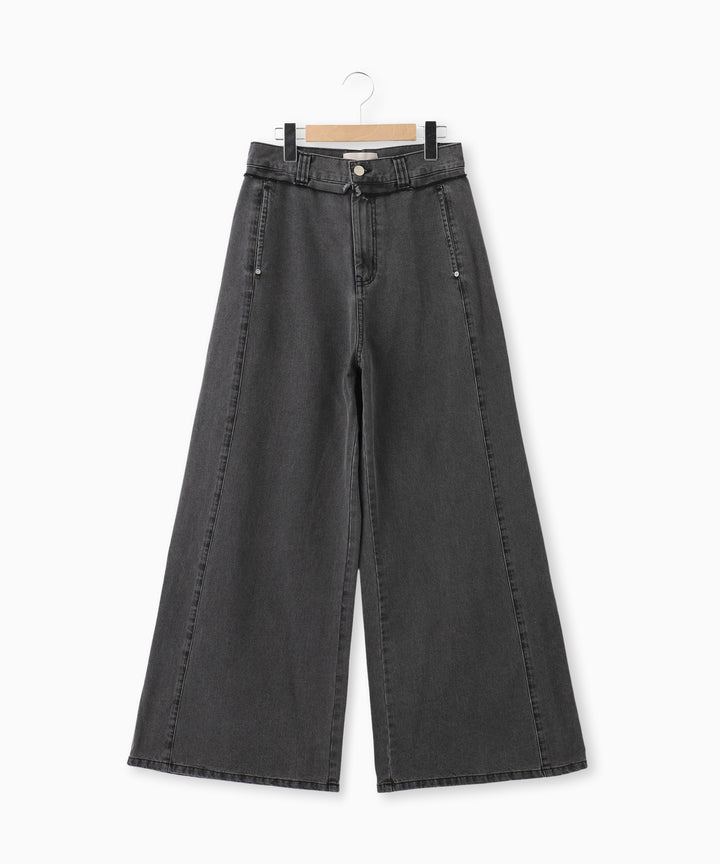 ワイドシルエットデニムパンツ