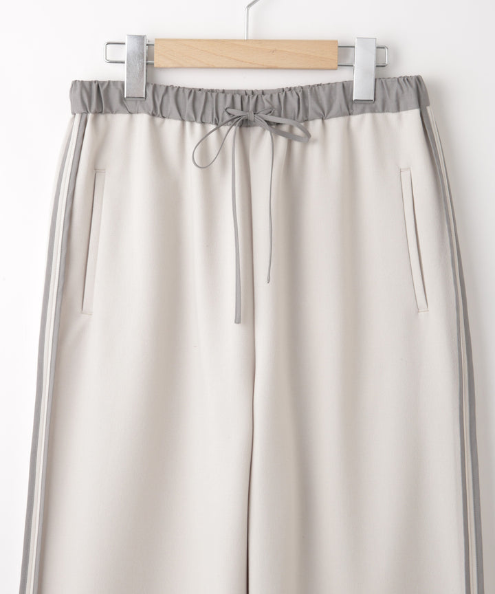 配色パイピングイージーパンツ