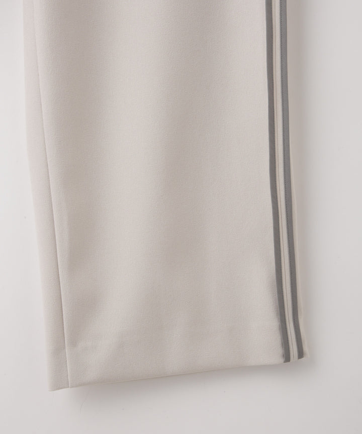 配色パイピングイージーパンツ