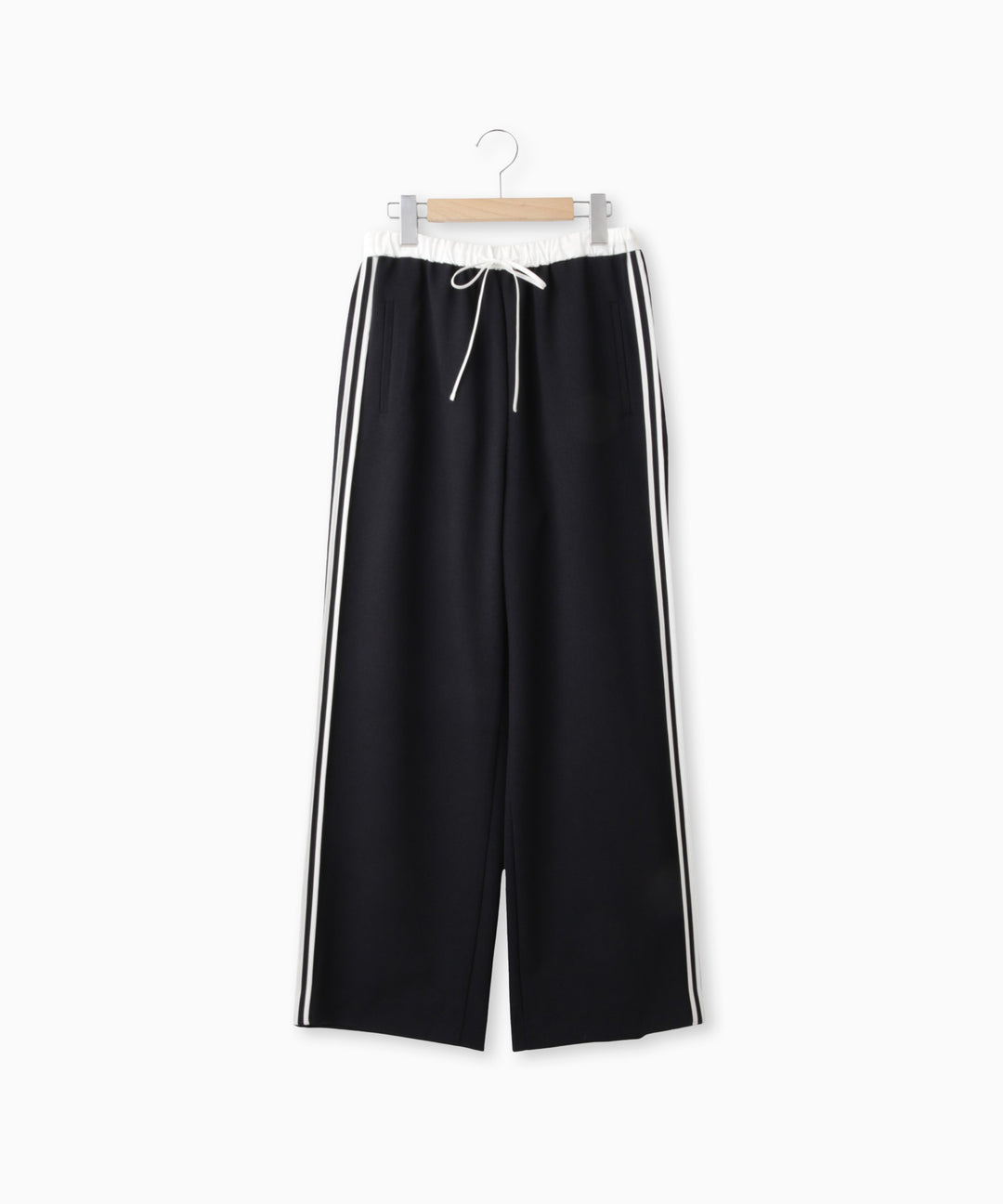 配色パイピングイージーパンツ