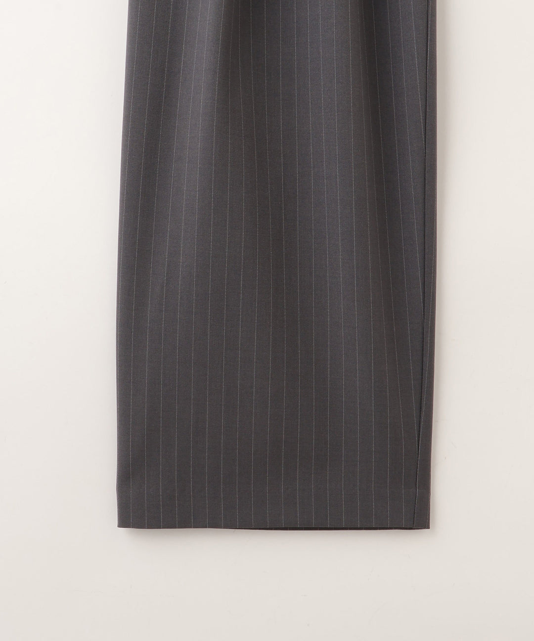 梳毛調シック&シンワイドテーパードパンツ