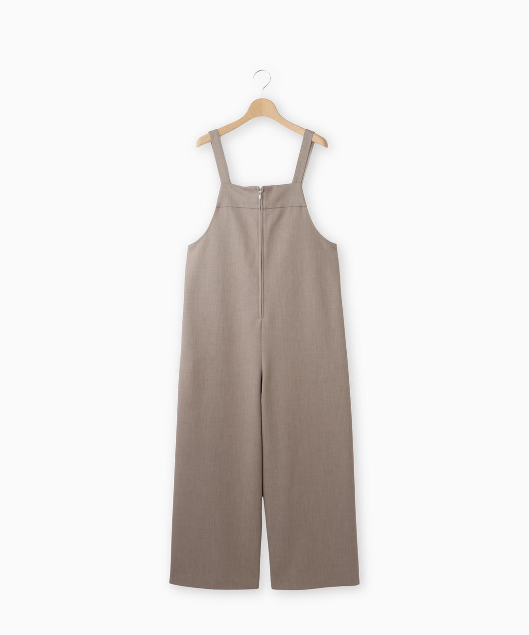 フロントジップサロペット