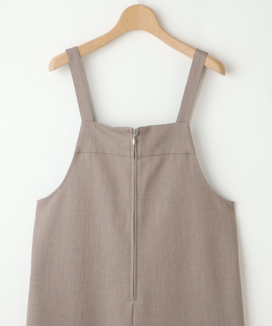 フロントジップサロペット