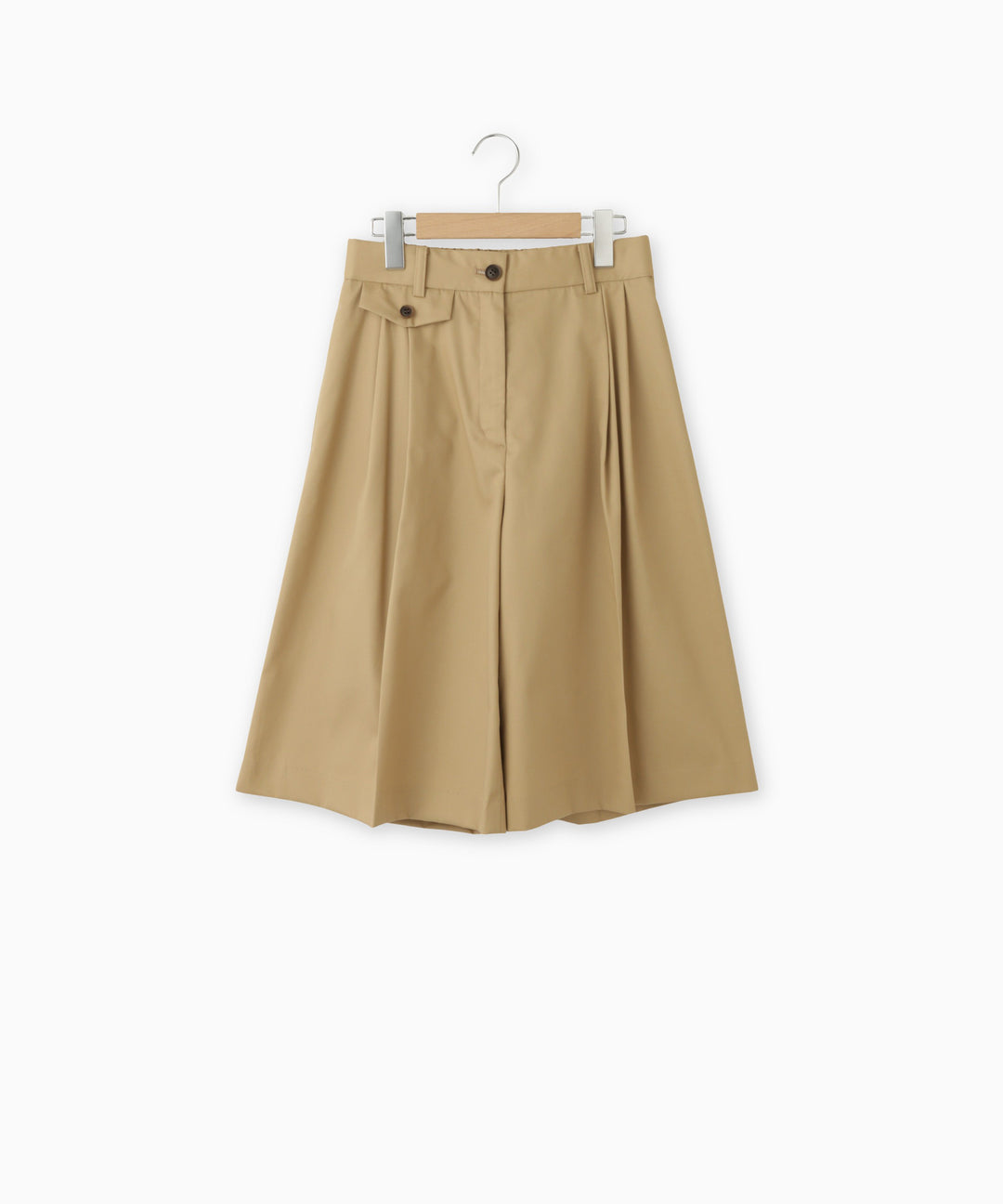 ツイルフレアショートパンツ