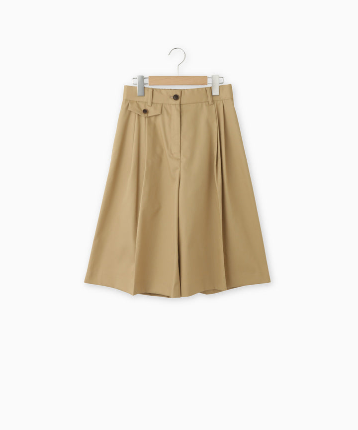 ツイルフレアショートパンツ
