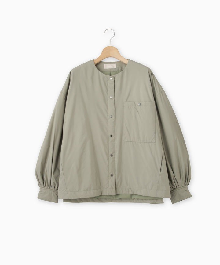 ギャザースリーブシャツジャケット